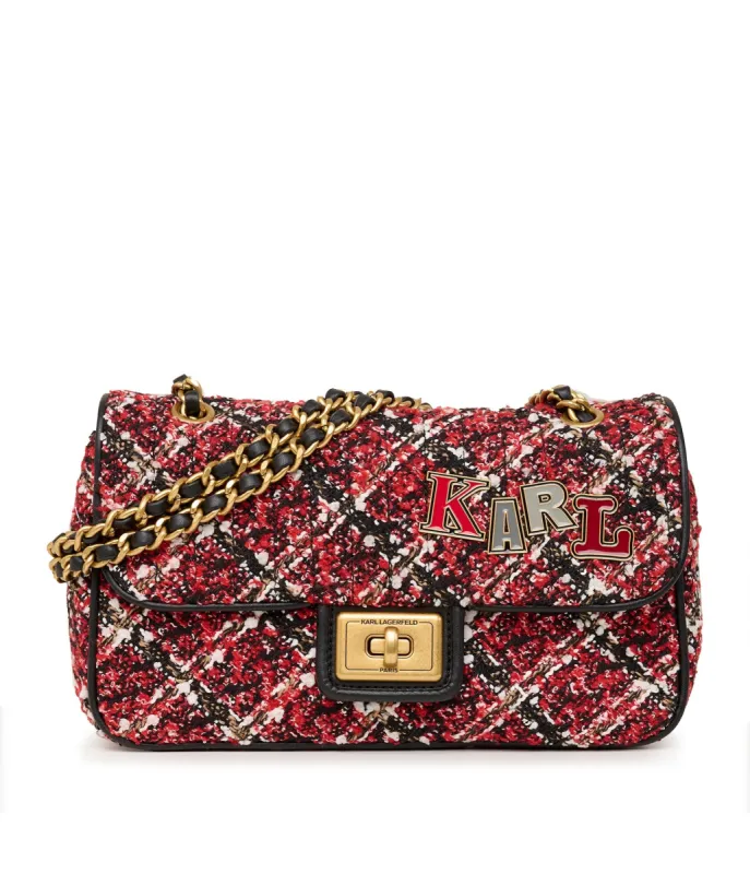 AGYNESS BOUCLE SHOULDER BAG sold by Karl Lagerfeld Paris