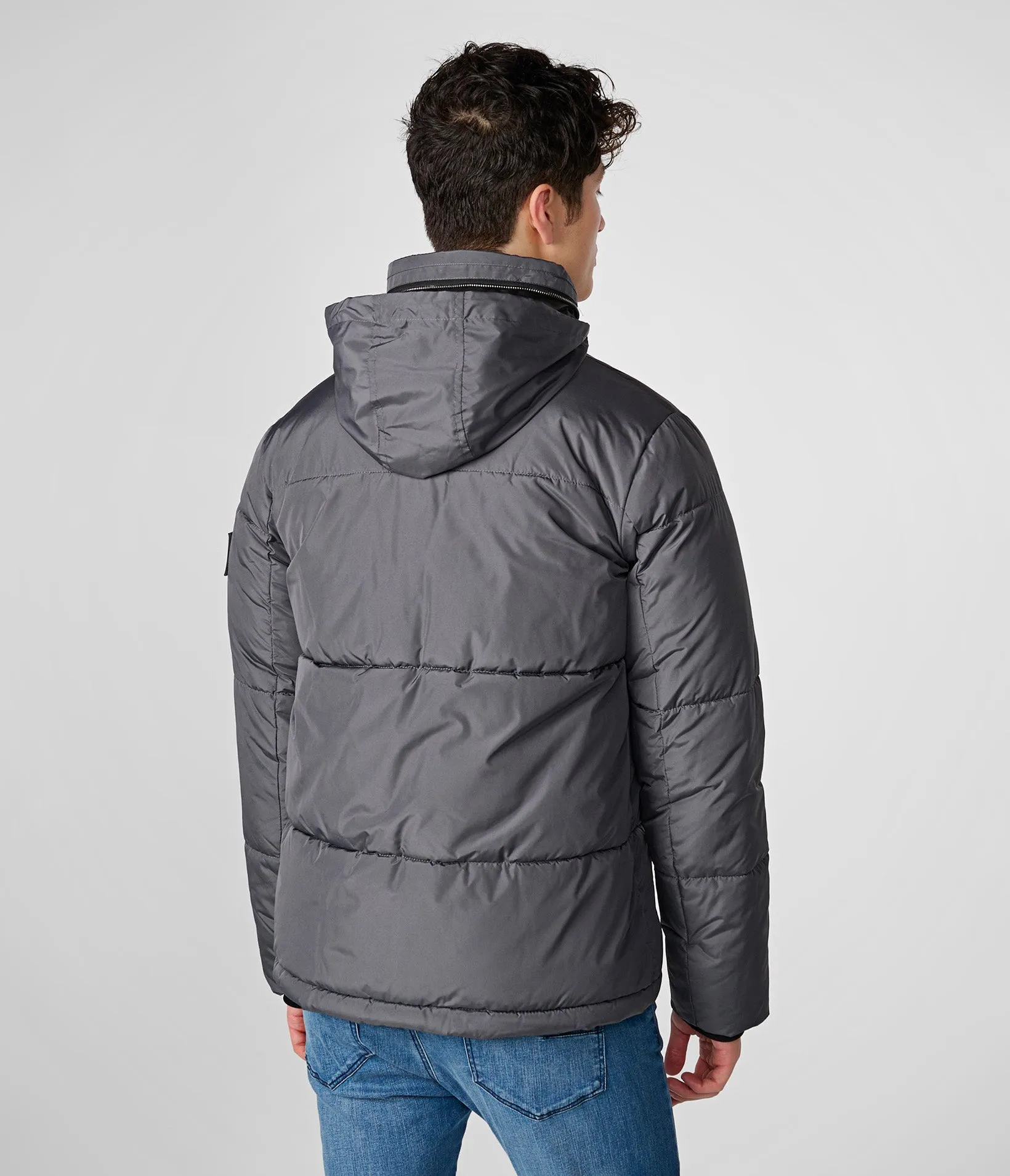 HIDDEN HOOD FAUX DOWN JACKET sold by Karl Lagerfeld Paris product image thumbnail 2