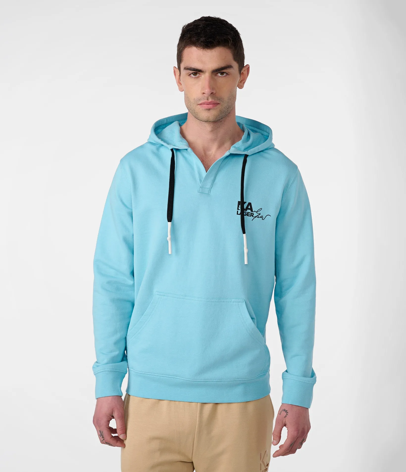 FRENCH TERRY HOODIE sold by Karl Lagerfeld Paris