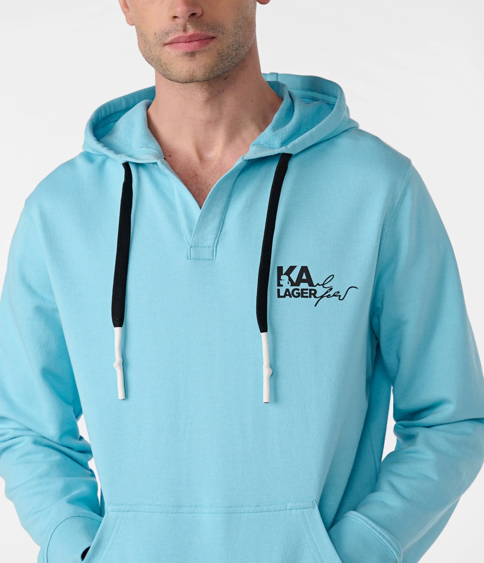 FRENCH TERRY HOODIE sold by Karl Lagerfeld Paris product image thumbnail 3