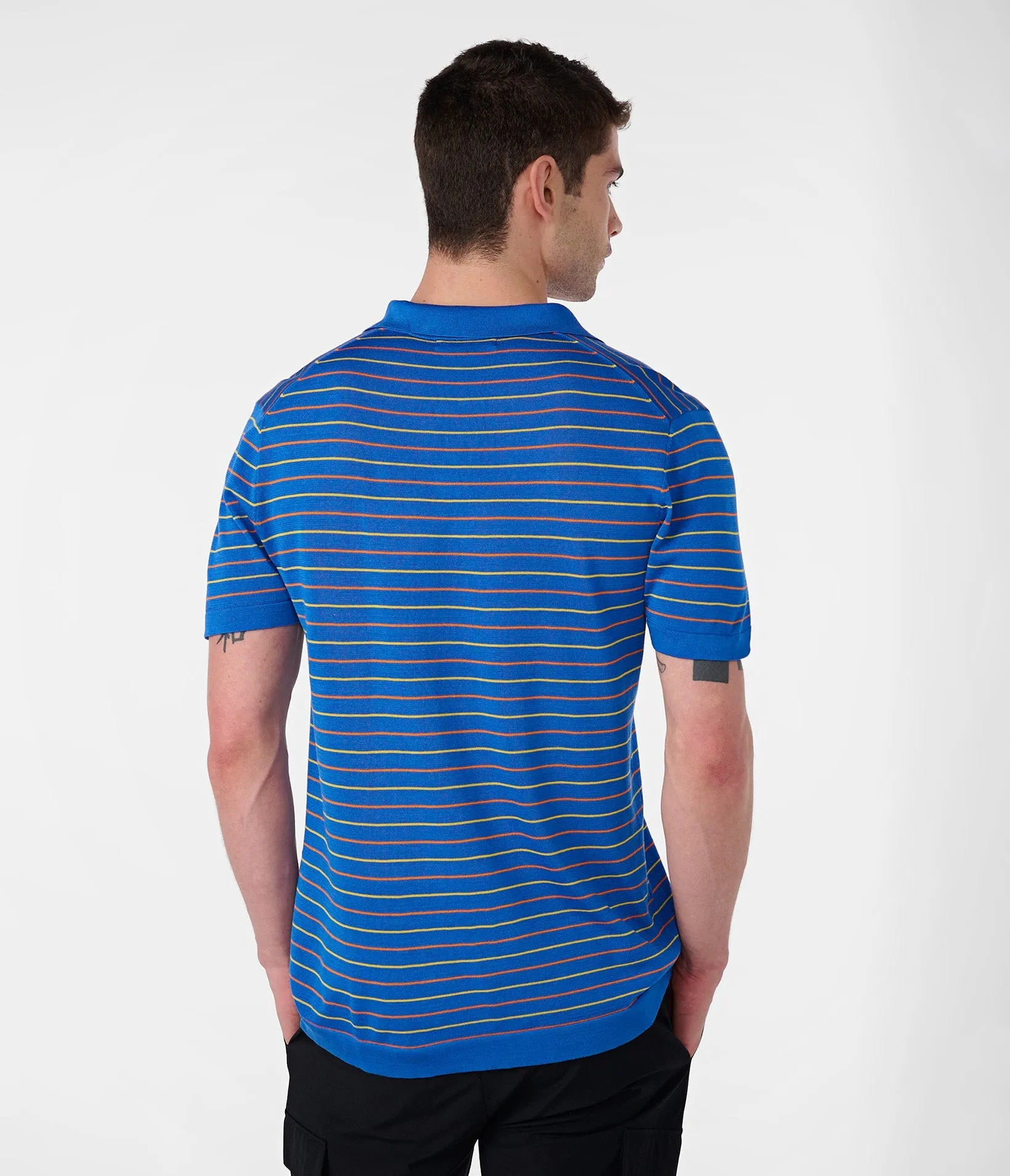 STRIPED POLO SWEATER sold by Karl Lagerfeld Paris product image thumbnail 2