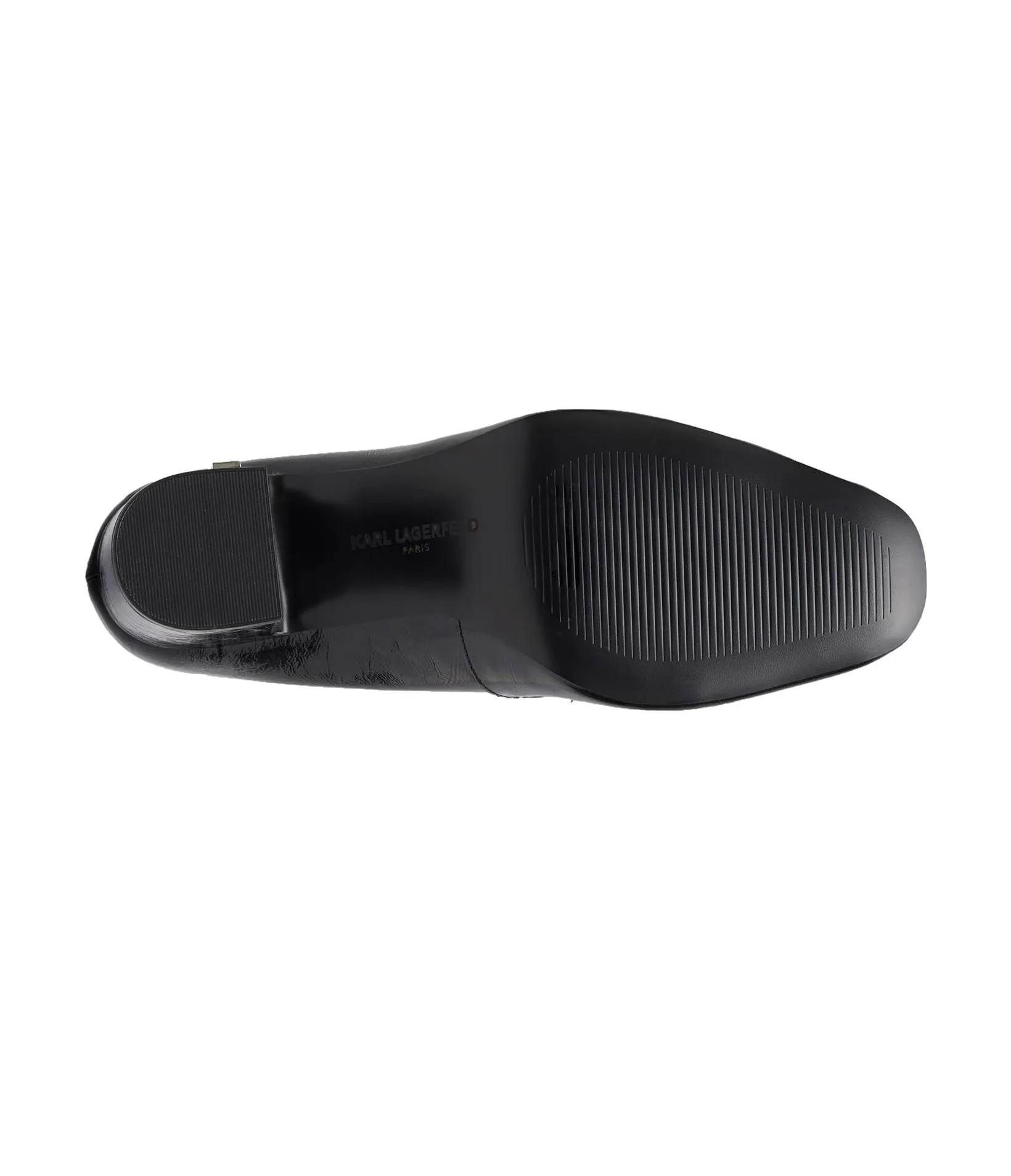 PENELOPE HEELED LEATHER LOAFER sold by Karl Lagerfeld Paris product image thumbnail 3