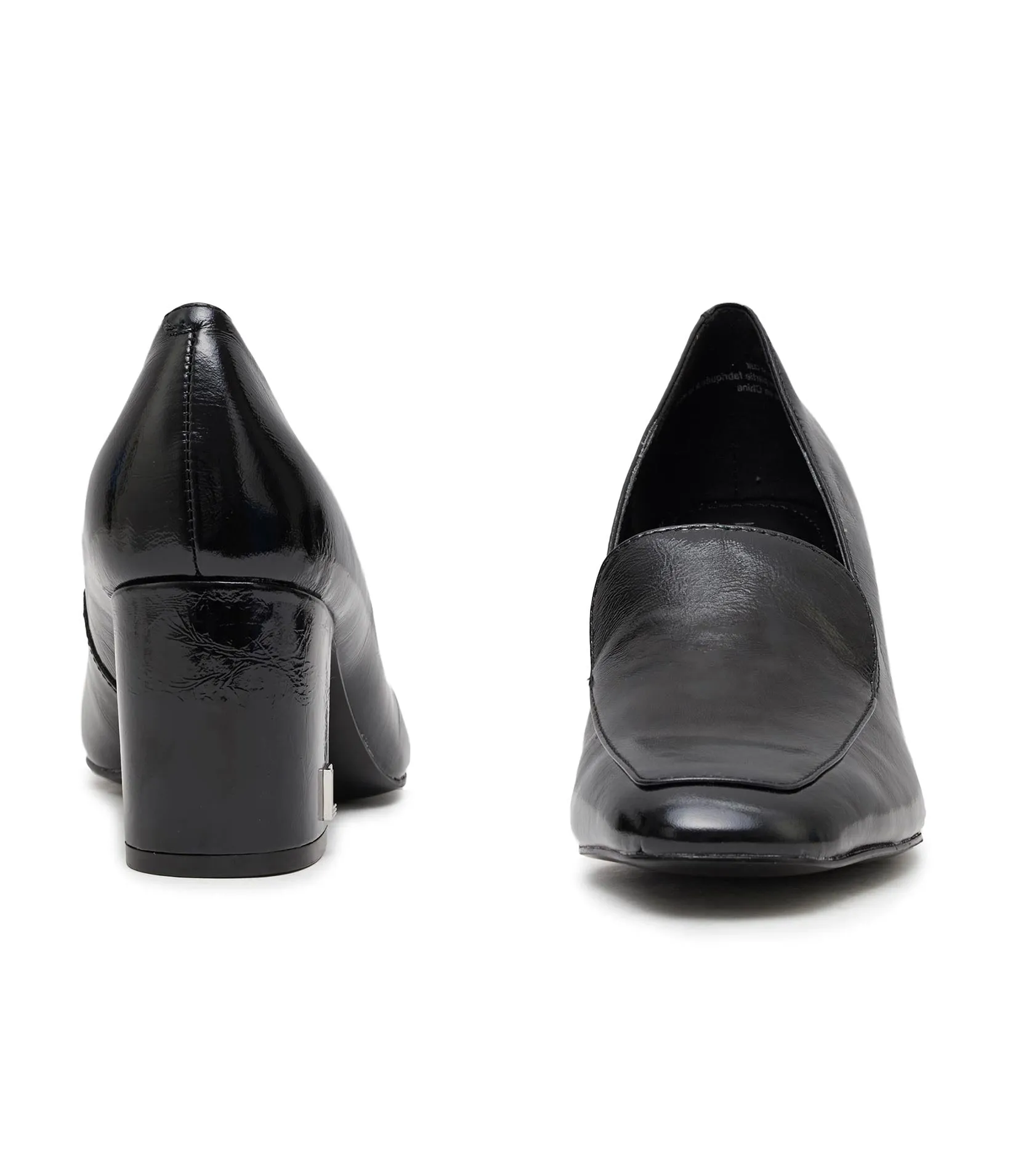PENELOPE HEELED LEATHER LOAFER sold by Karl Lagerfeld Paris product image thumbnail 5