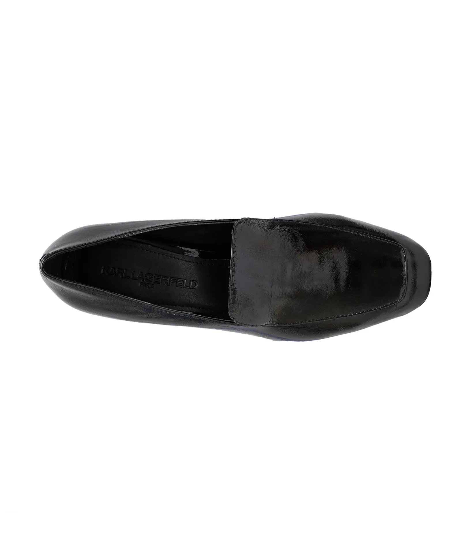 PENELOPE HEELED LEATHER LOAFER sold by Karl Lagerfeld Paris product image thumbnail 2