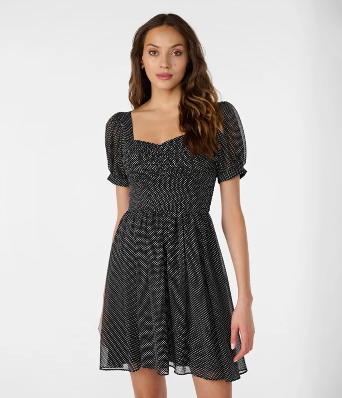 SWEETHEART POLKA DOT DRESS sold by Karl Lagerfeld Paris