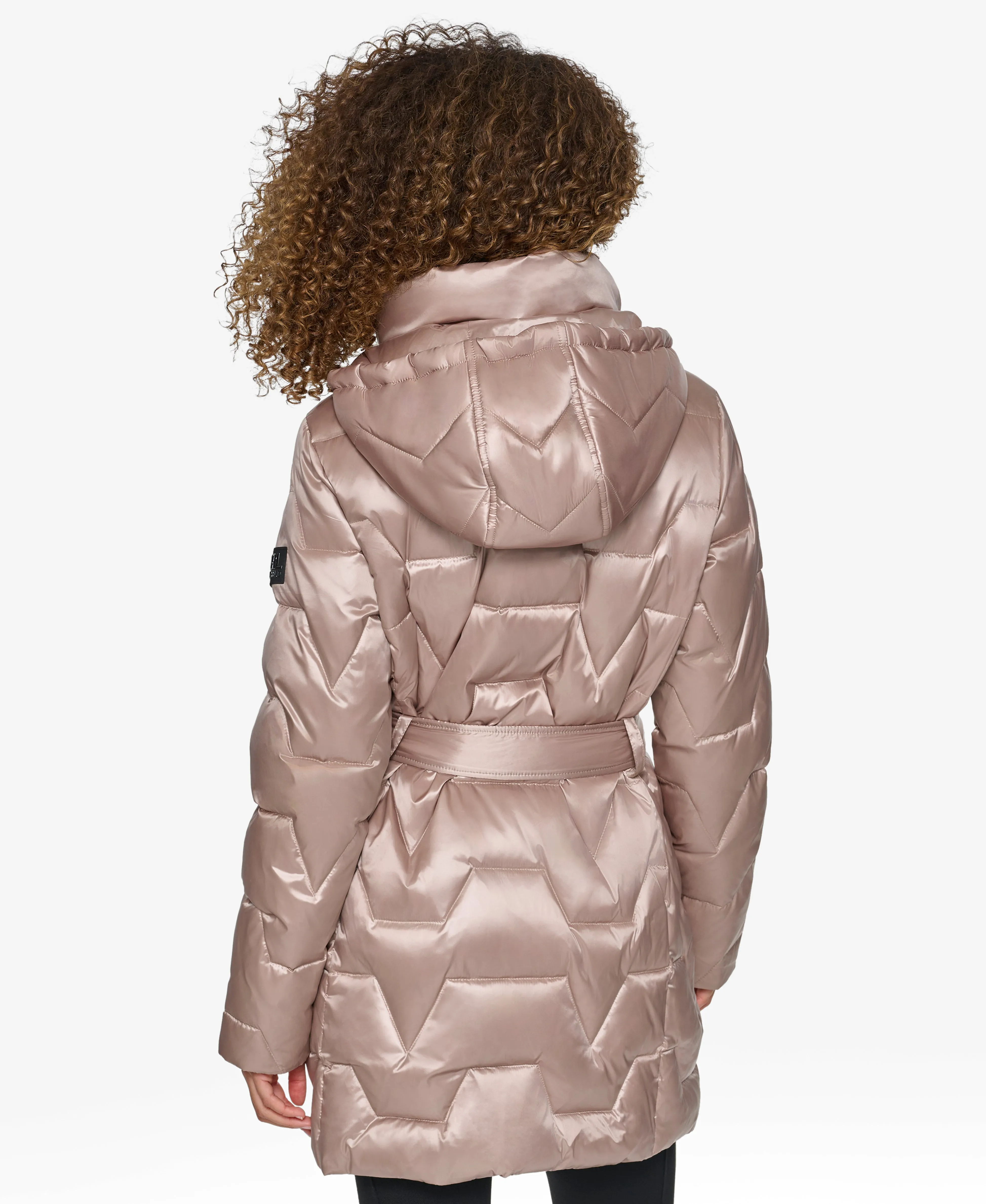 BELTED ZIG ZAG PUFFER sold by Karl Lagerfeld Paris product image thumbnail 2