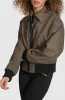 HERRINGBONE SPARKLE BOMBER JACKET sold by Karl Lagerfeld Paris