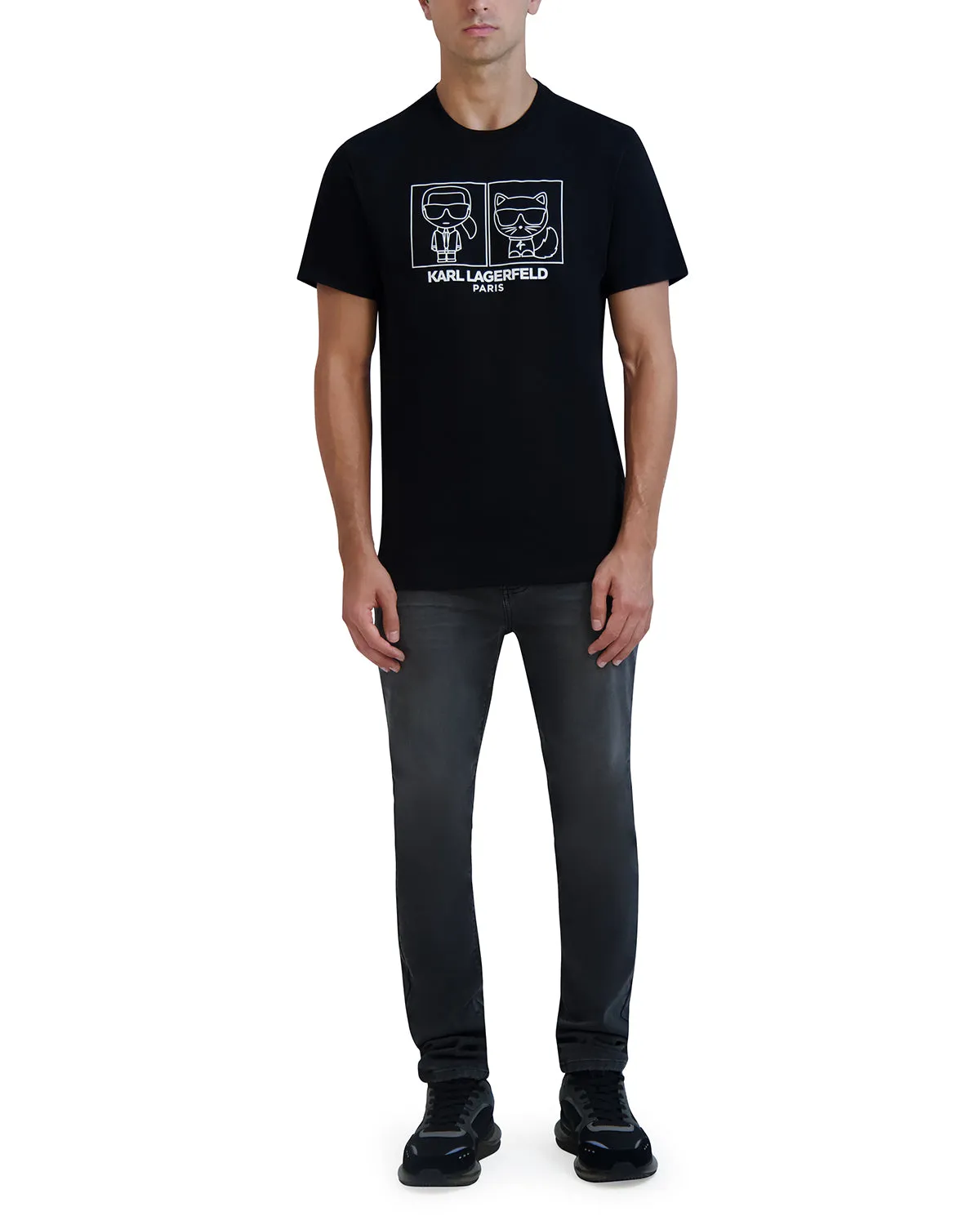 KARL AND CHOUPETTE DUO TEE sold by Karl Lagerfeld Paris product image thumbnail 5