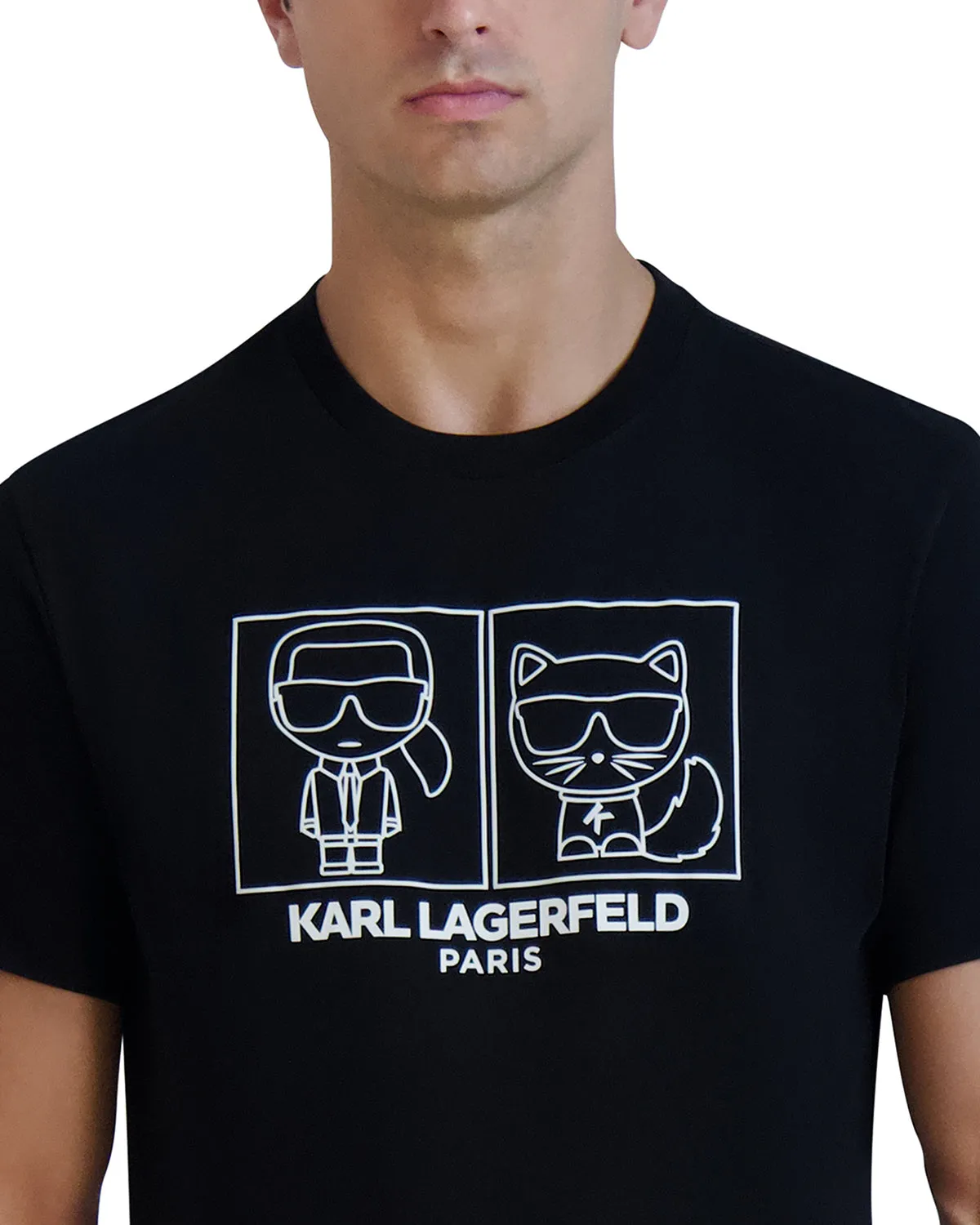 KARL AND CHOUPETTE DUO TEE sold by Karl Lagerfeld Paris product image thumbnail 4