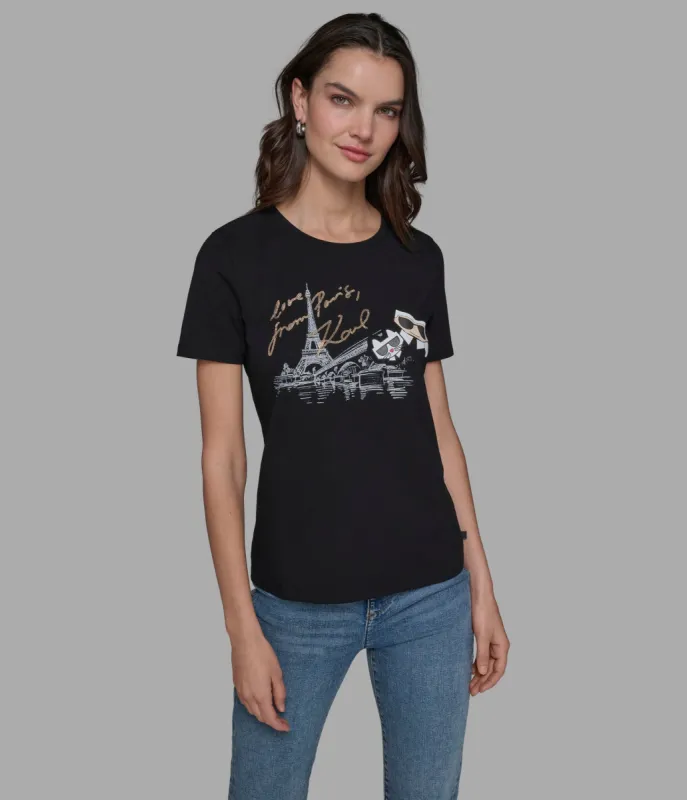 DUO IN PARIS TEE sold by Karl Lagerfeld Paris