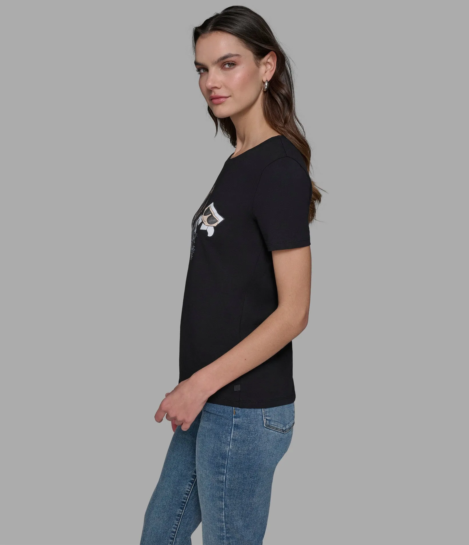 DUO IN PARIS TEE sold by Karl Lagerfeld Paris product image thumbnail 3