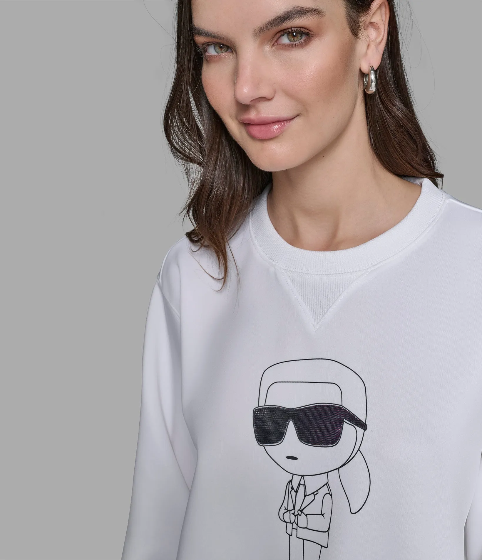 KARL HEAD SWEATSHIRT sold by Karl Lagerfeld Paris product image thumbnail 4