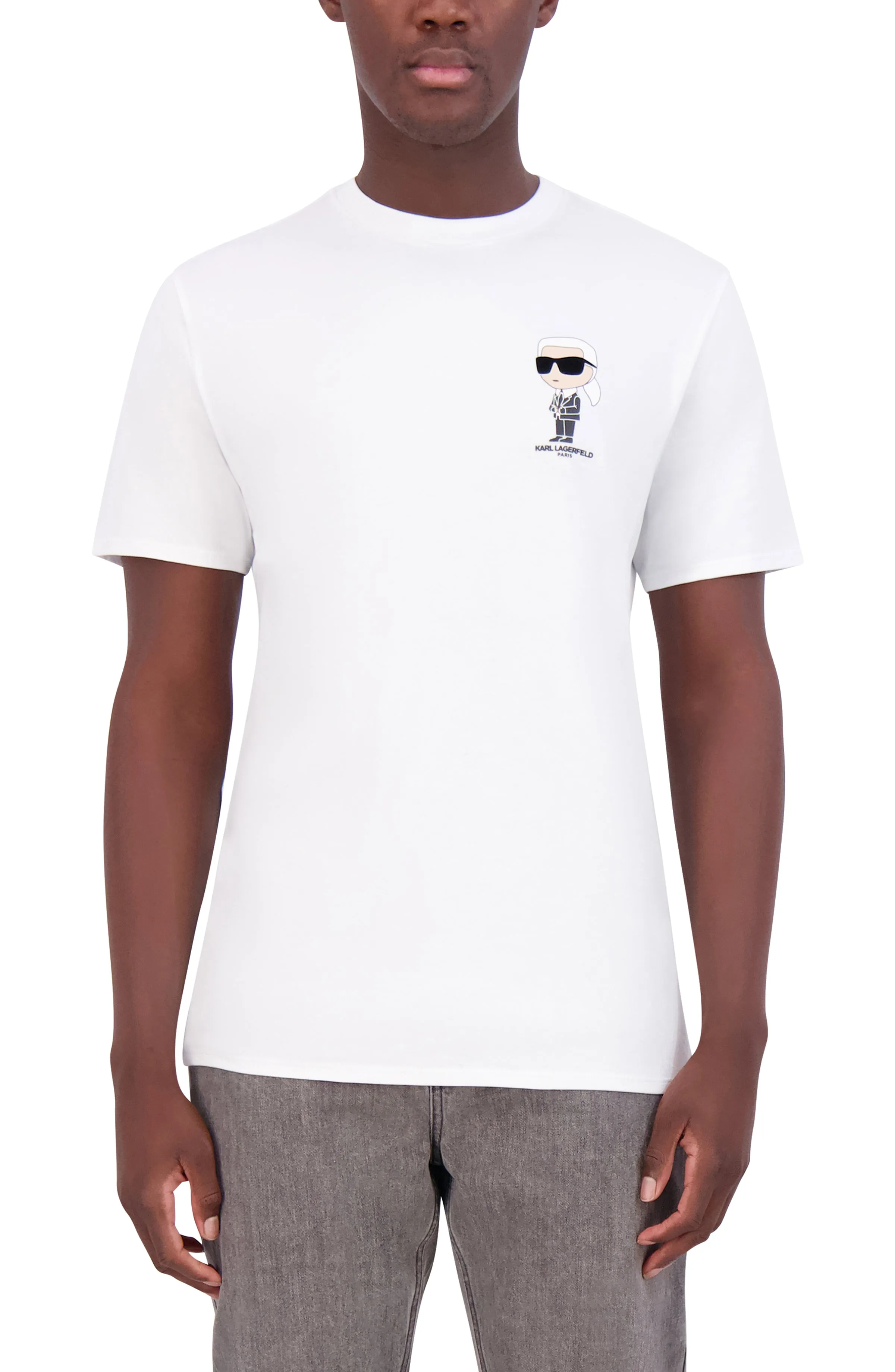 SMALL KARL CHARACTER WITH SUNGLASSES TEE sold by Karl Lagerfeld Paris