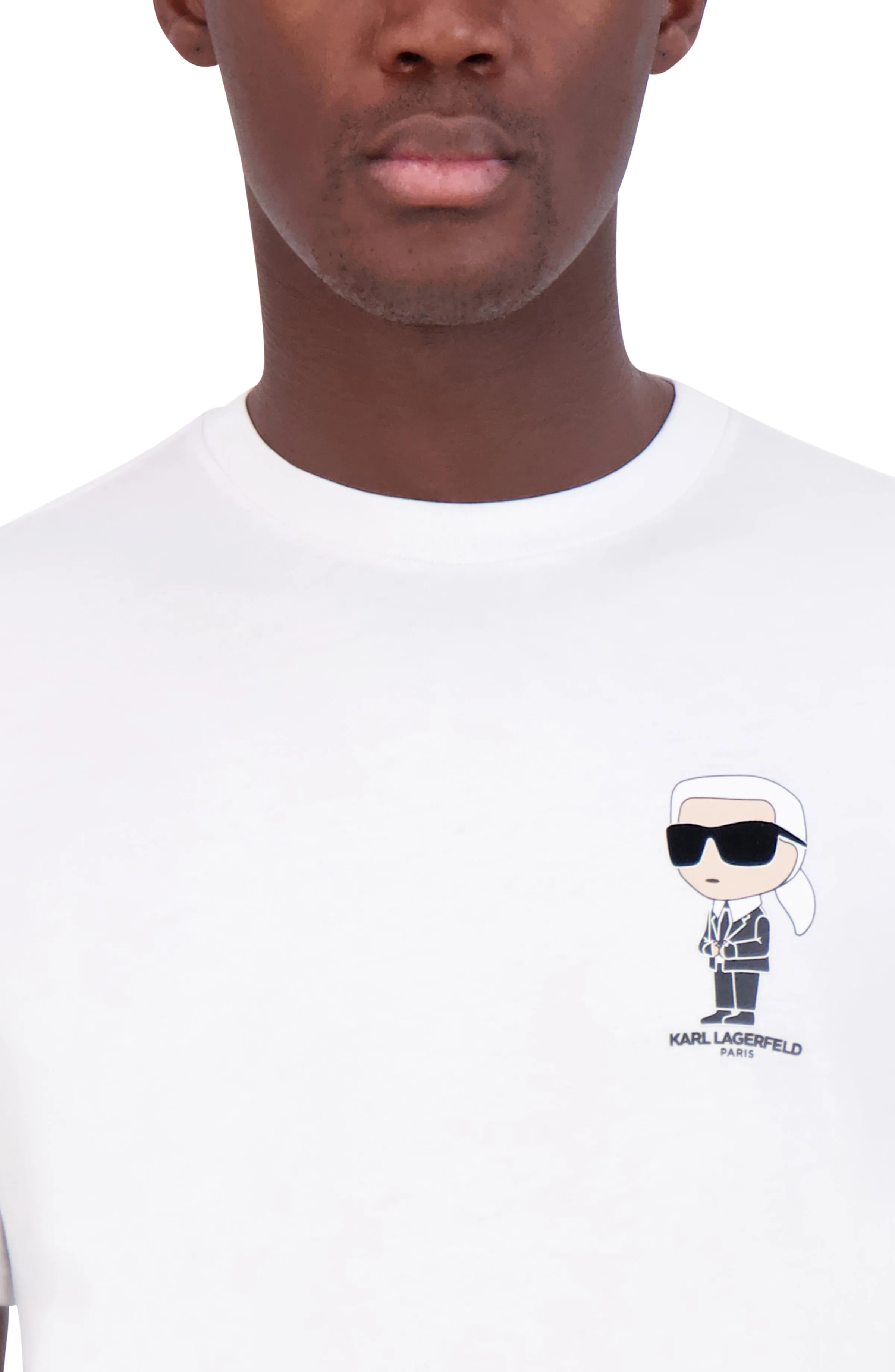 SMALL KARL CHARACTER WITH SUNGLASSES TEE sold by Karl Lagerfeld Paris product image thumbnail 4