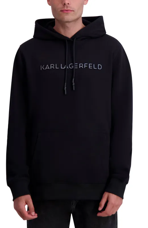 EMBOSSED LOGO HOODIE sold by Karl Lagerfeld Paris