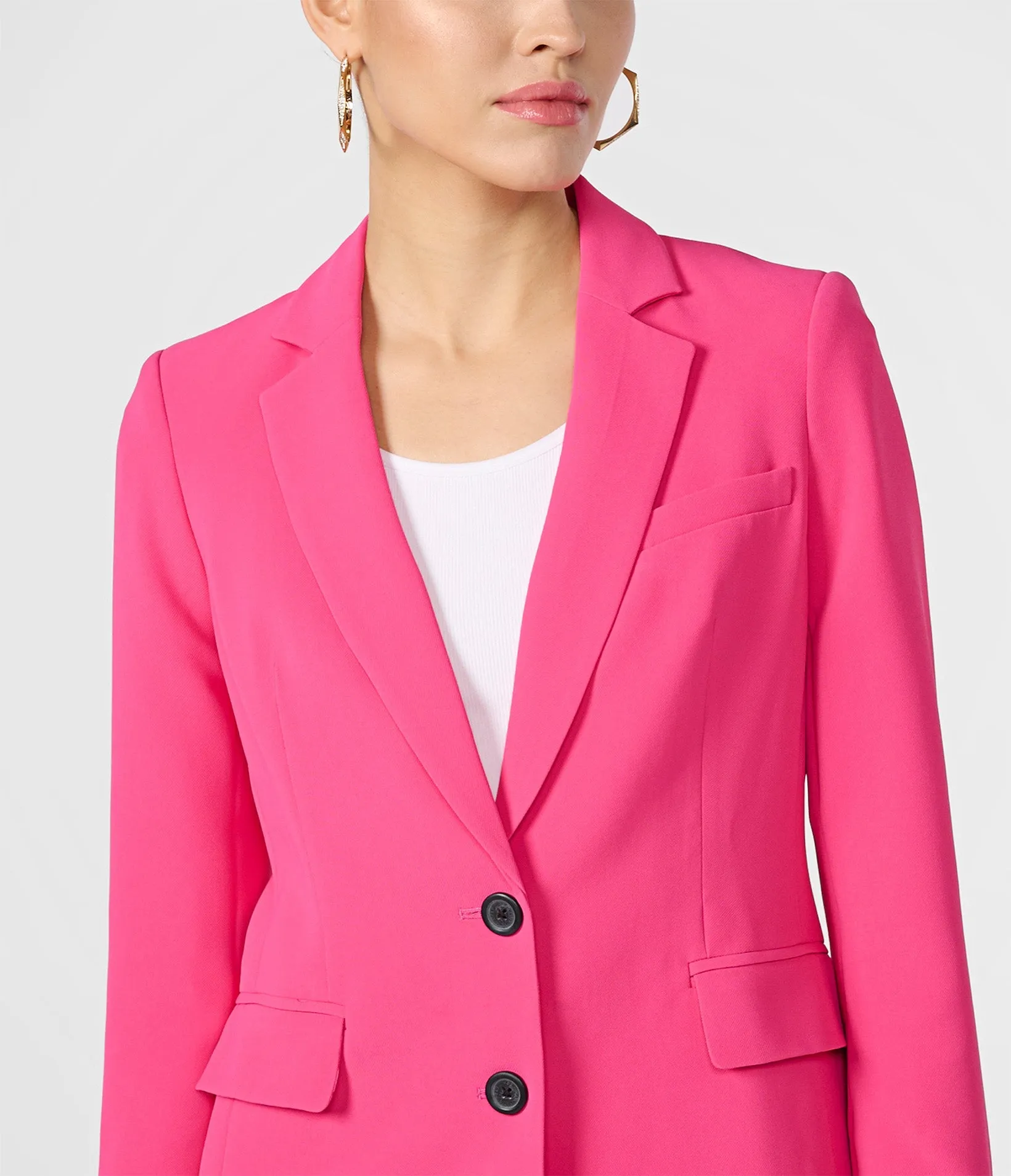 STRETCH TWILL SUITING BLAZER sold by Karl Lagerfeld Paris product image thumbnail 3