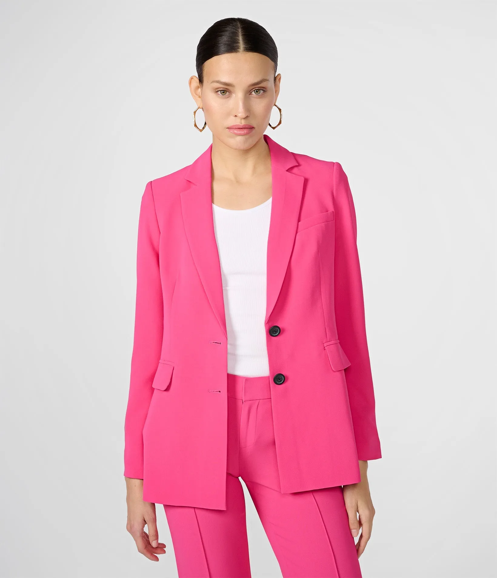 STRETCH TWILL SUITING BLAZER sold by Karl Lagerfeld Paris