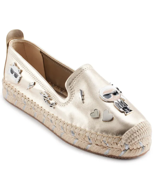 MICHAELA CATE PINS FLAT ESPADRILLE sold by Karl Lagerfeld Paris