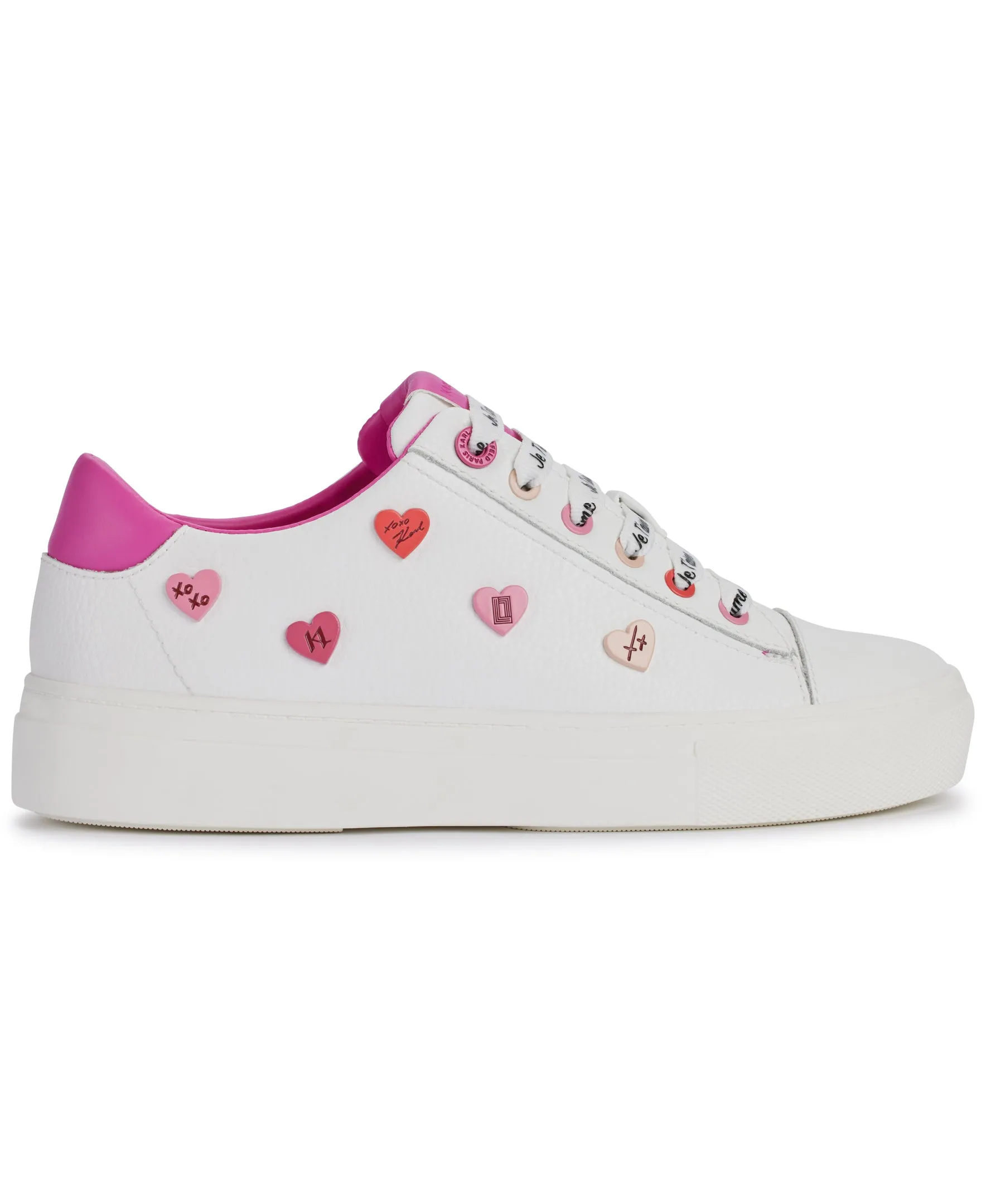 CATE PINS HEART SNEAKER sold by Karl Lagerfeld Paris product image thumbnail 2