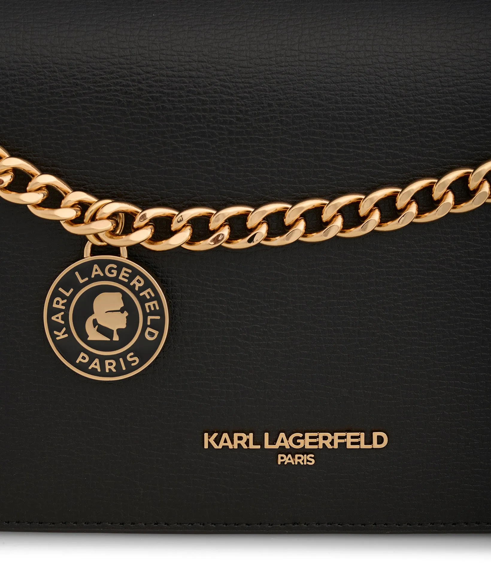 LOURDES LEATHER CROSSBODY sold by Karl Lagerfeld Paris product image thumbnail 4