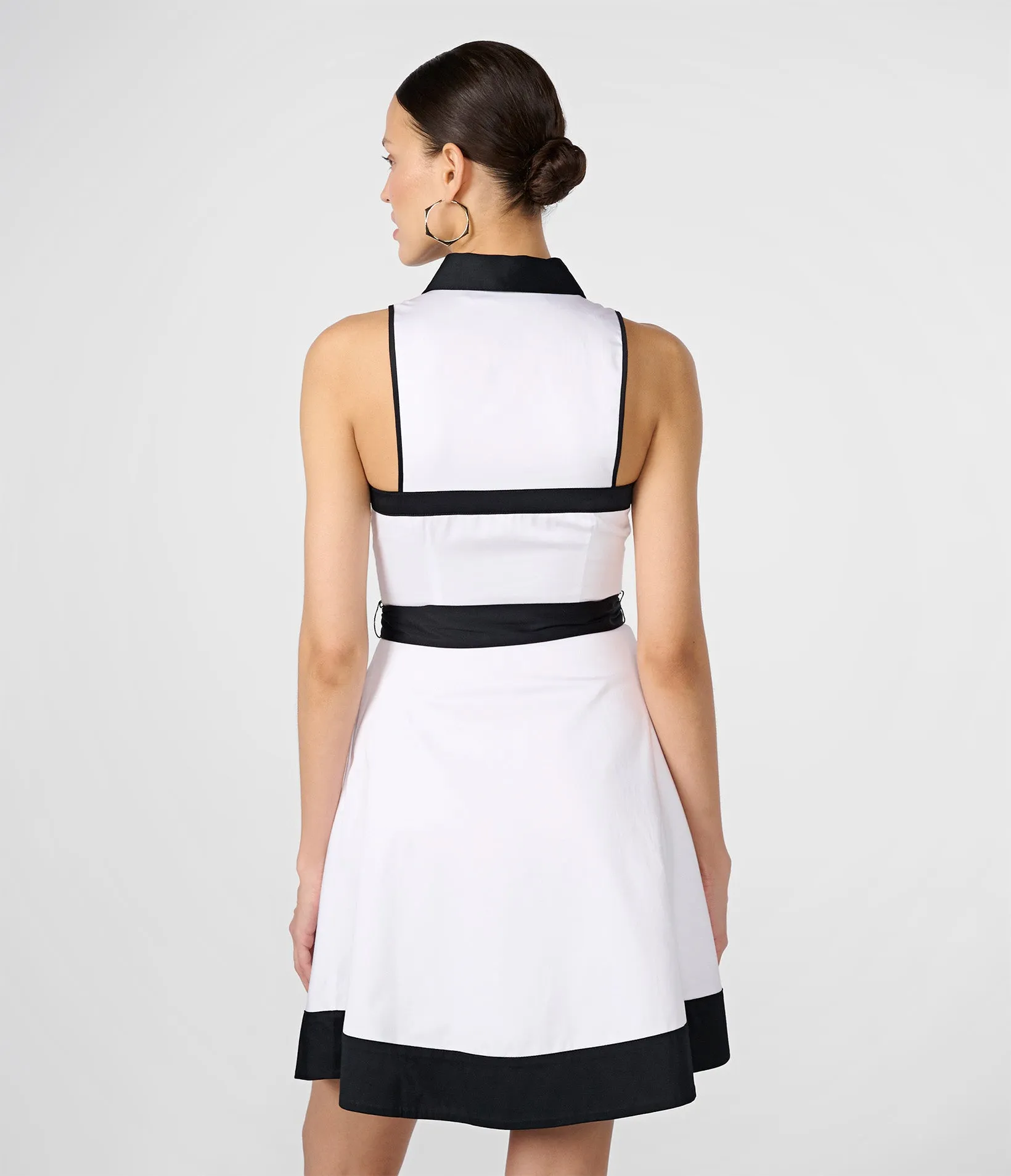 SLEEVELESS POPLIN SHIRT DRESS sold by Karl Lagerfeld Paris product image thumbnail 2