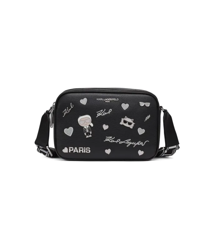 MAYBELLE CROSSBODY WITH PINS sold by Karl Lagerfeld Paris