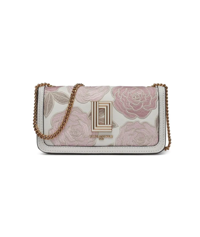 KOSETTE EMBROIDERED SHOULDER BAG sold by Karl Lagerfeld Paris