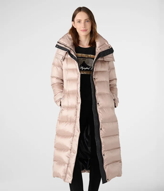 CONTRAST MAXI BELTED PUFFER sold by Karl Lagerfeld Paris