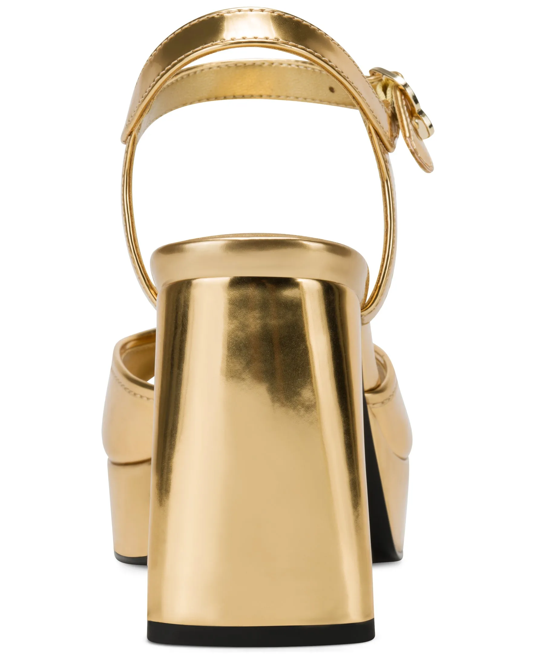 HALLET PLATFORM ANKLE STRAP SANDAL sold by Karl Lagerfeld Paris product image thumbnail 4