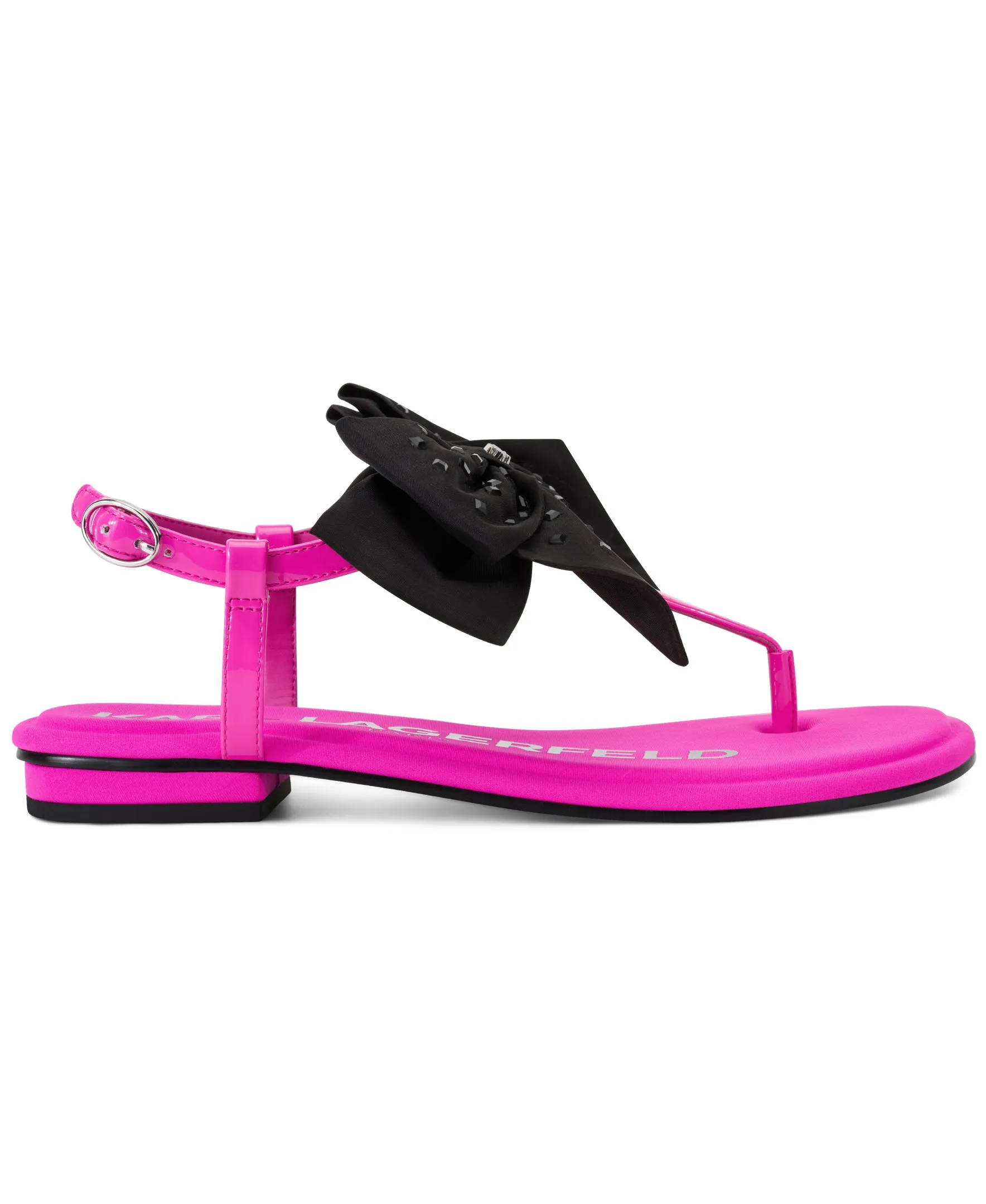 CRISTI BOW FLAT THONG SANDAL sold by Karl Lagerfeld Paris product image thumbnail 2