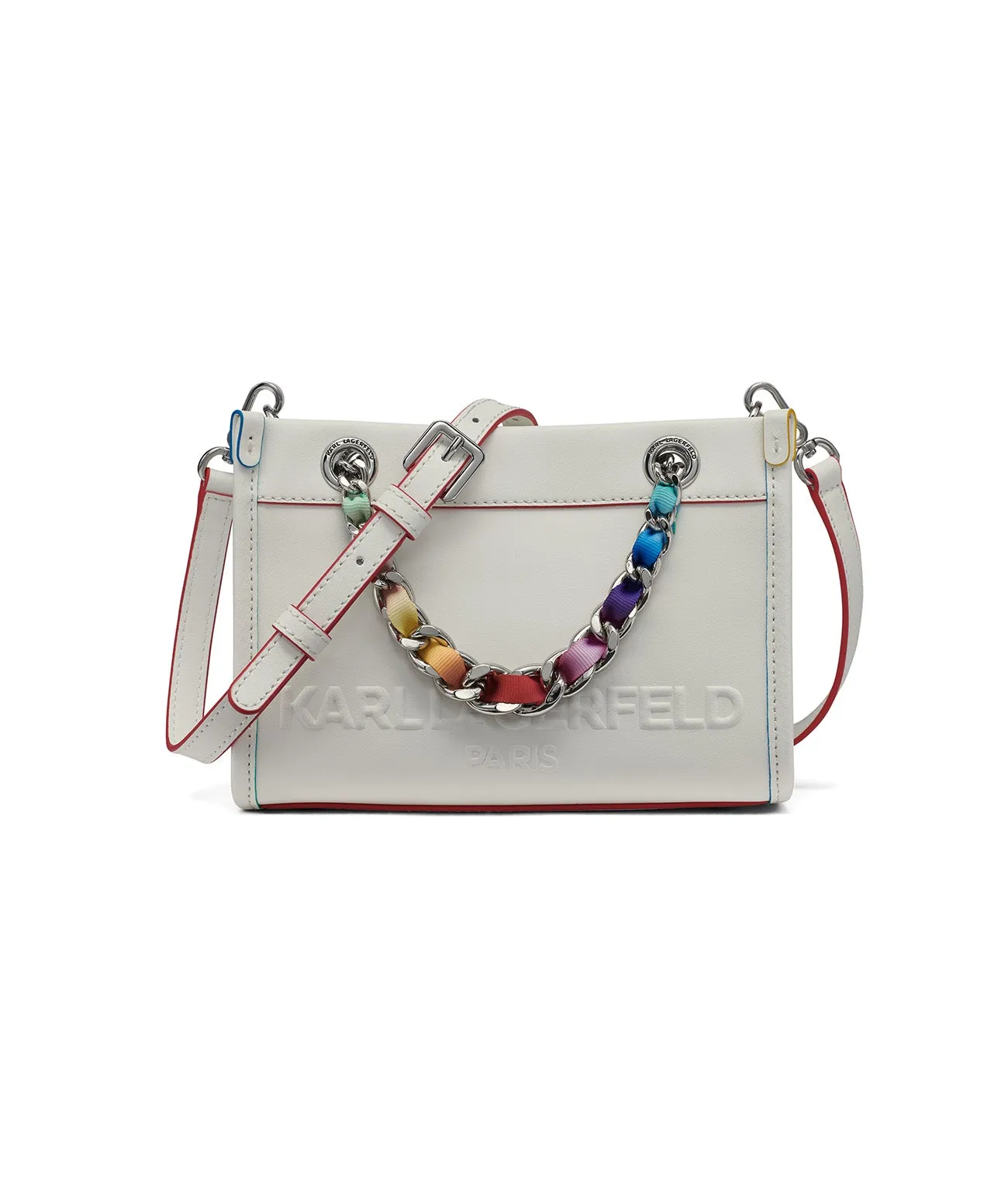 SAVOIE SMALL LEATHER CROSSBODY sold by Karl Lagerfeld Paris