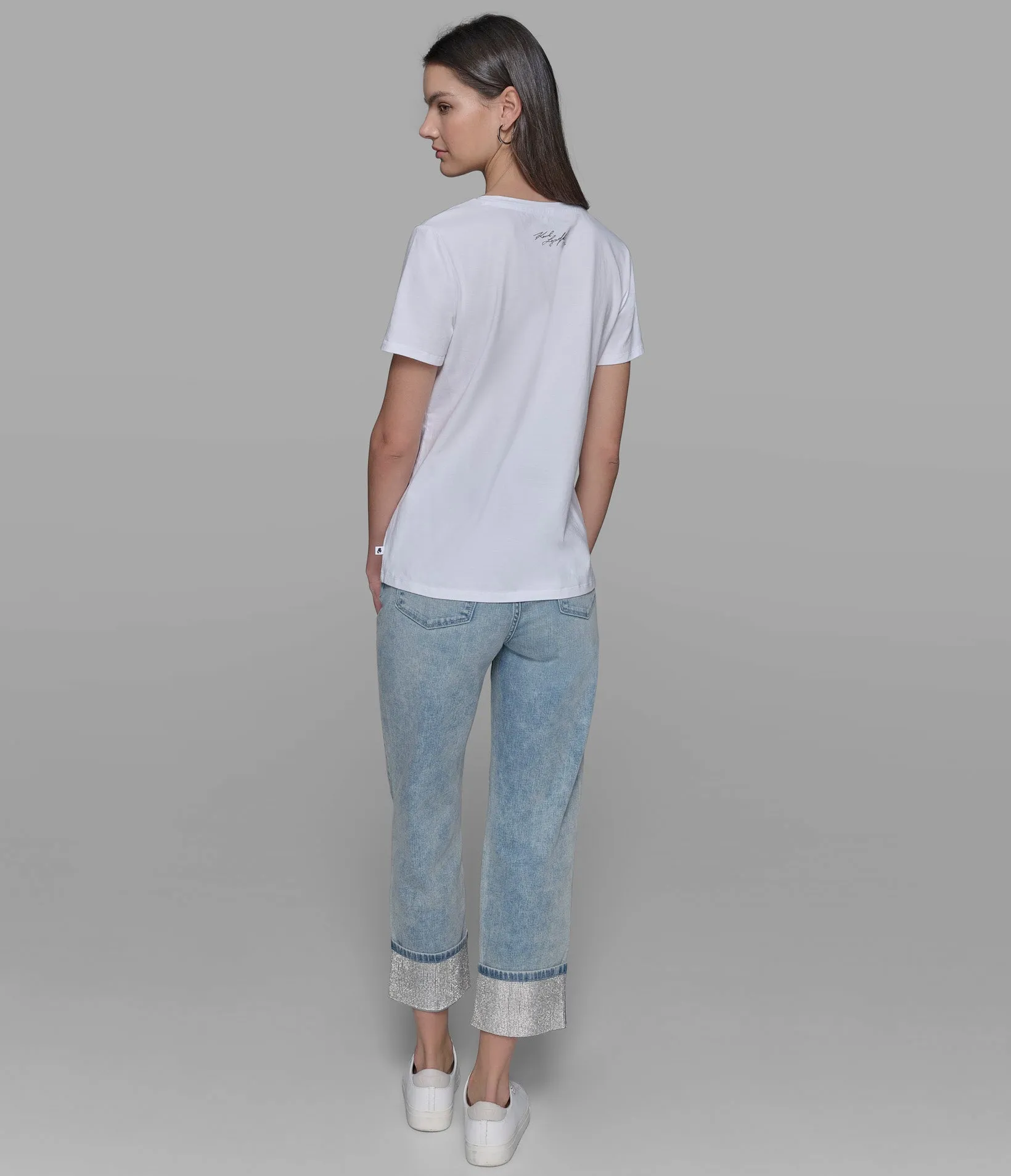 PARIS SKYLINE LOGO TEE sold by Karl Lagerfeld Paris product image thumbnail 2