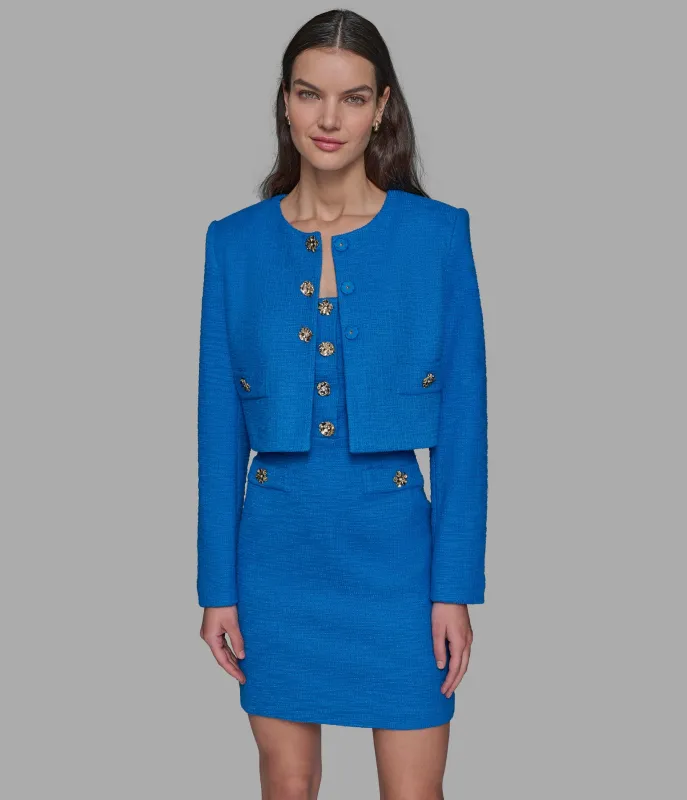 KNIT TWEED LADY JACKET sold by Karl Lagerfeld Paris