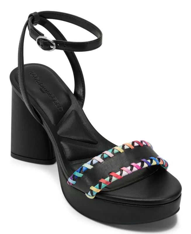 HADEN PLATFORM ANKLE STRAP SANDAL sold by Karl Lagerfeld Paris