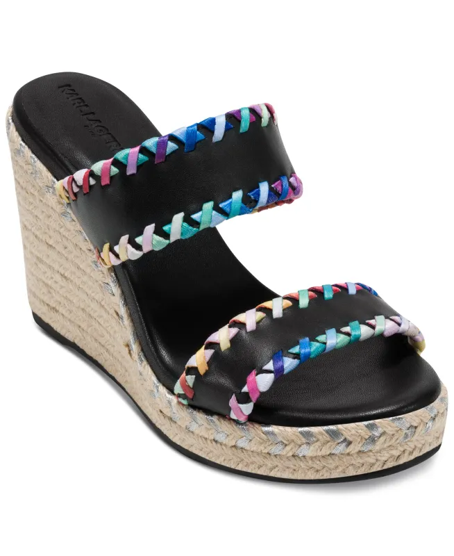 CHARCEL DOUBLE STRAP WEDGE sold by Karl Lagerfeld Paris