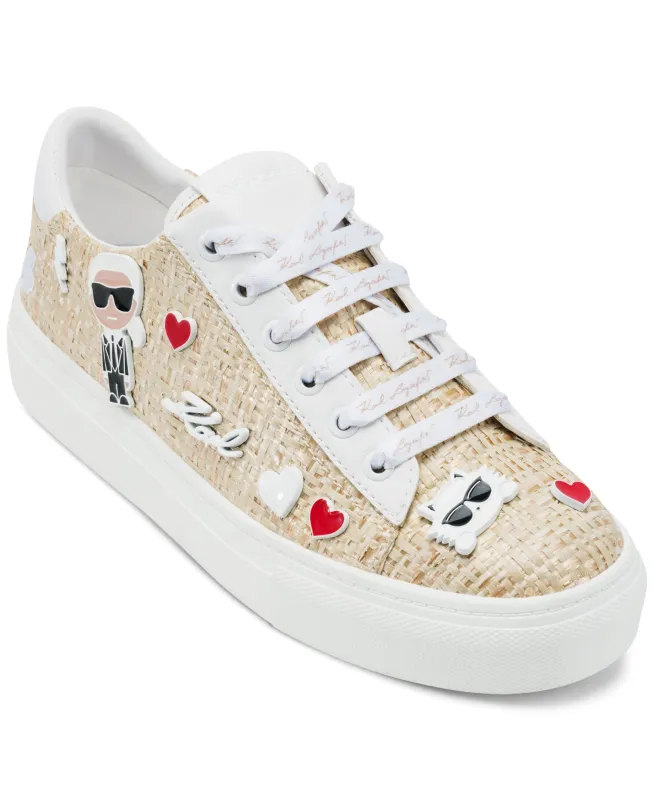 CATE PINS LACE UP SNEAKER sold by Karl Lagerfeld Paris