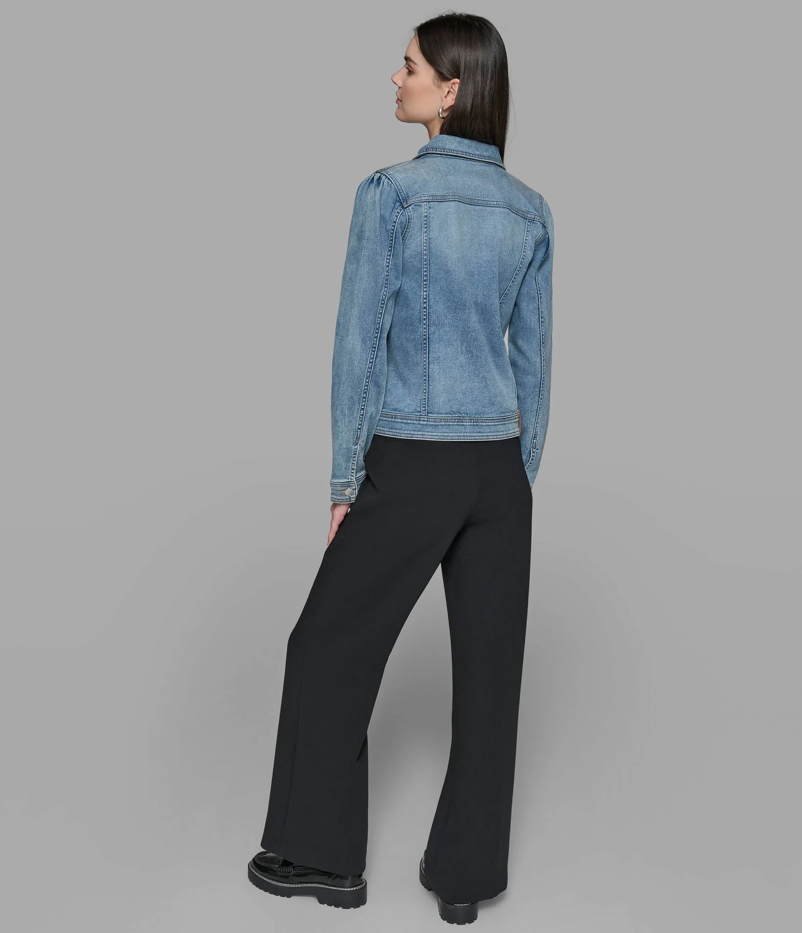 PEEKING DENIM JACKET sold by Karl Lagerfeld Paris product image thumbnail 2