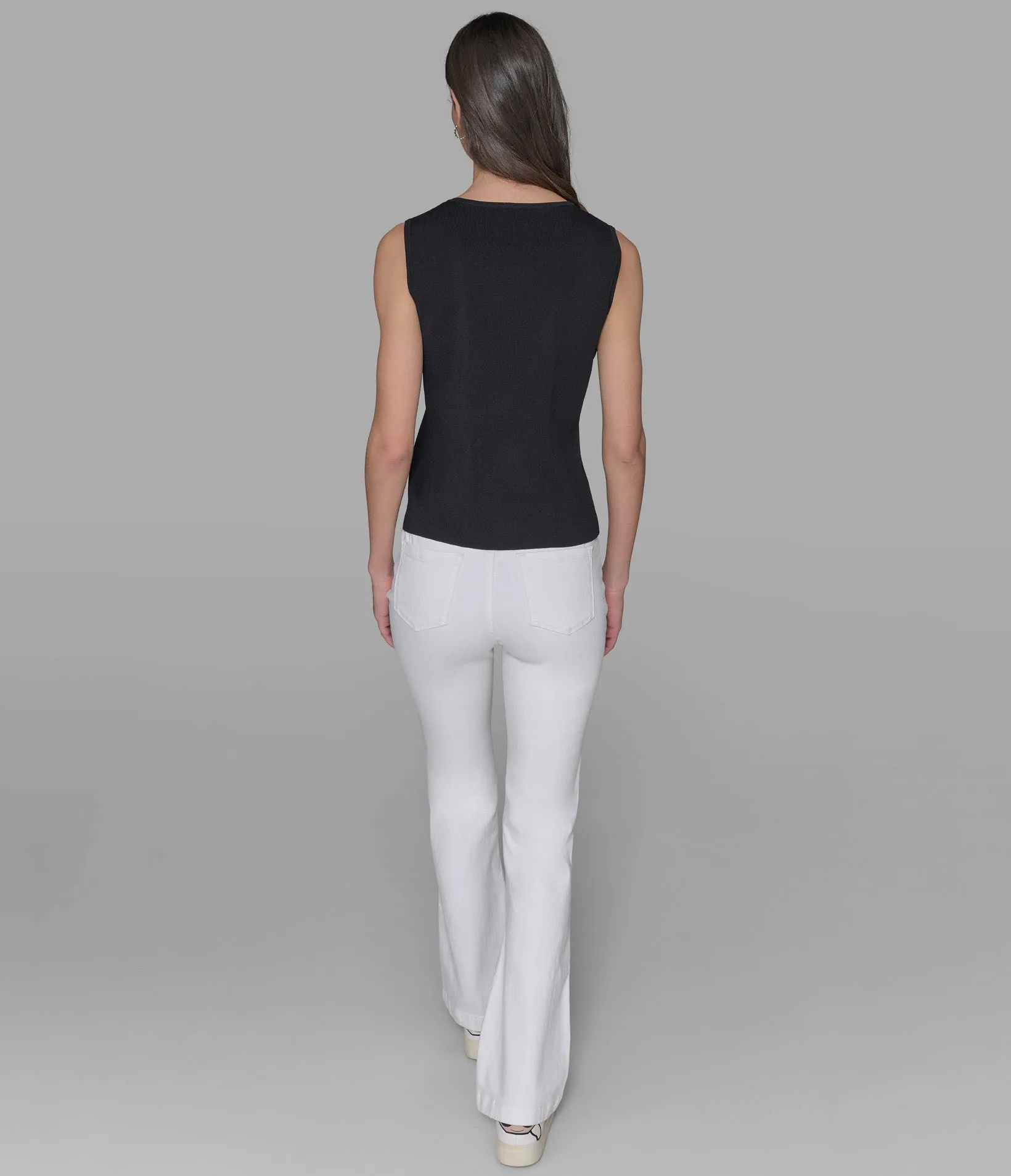 FLORAL CHARM SWEATER SHELL sold by Karl Lagerfeld Paris product image thumbnail 2