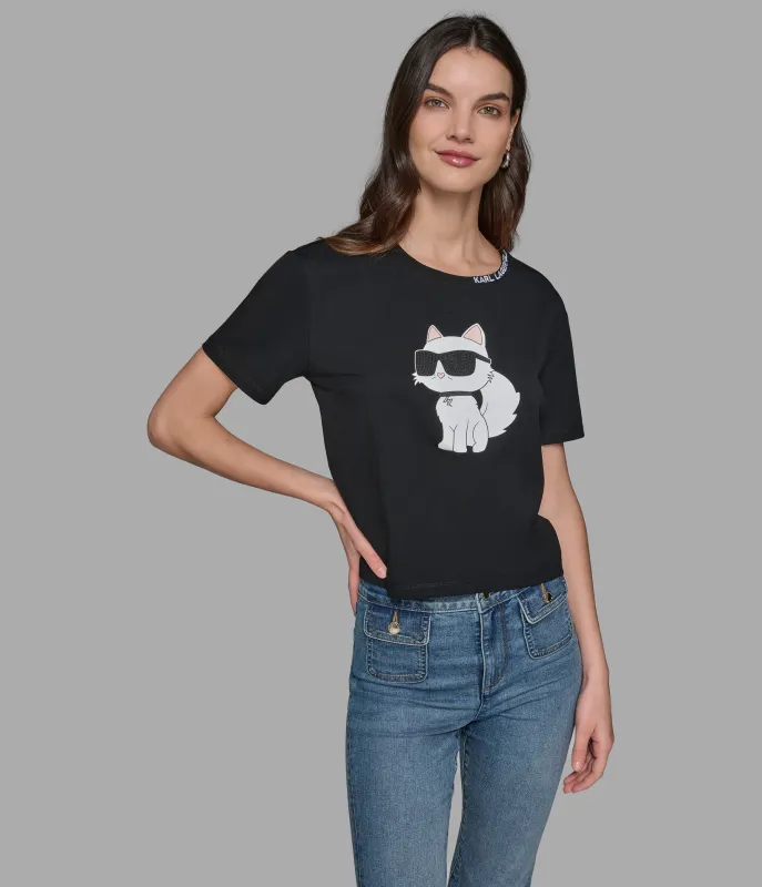 CHOUPETTE LOGO TEE sold by Karl Lagerfeld Paris