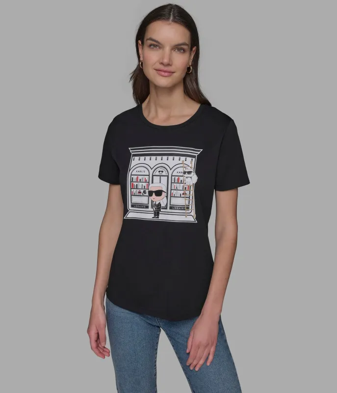 BOOKSTORE KARL LOGO TEE sold by Karl Lagerfeld Paris