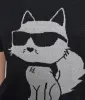 SHORT SLEEVE CHOUPETTE CHARM SWEATER sold by Karl Lagerfeld Paris