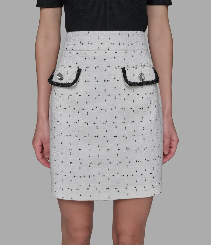 TWEED MINI SKIRT sold by Karl Lagerfeld Paris