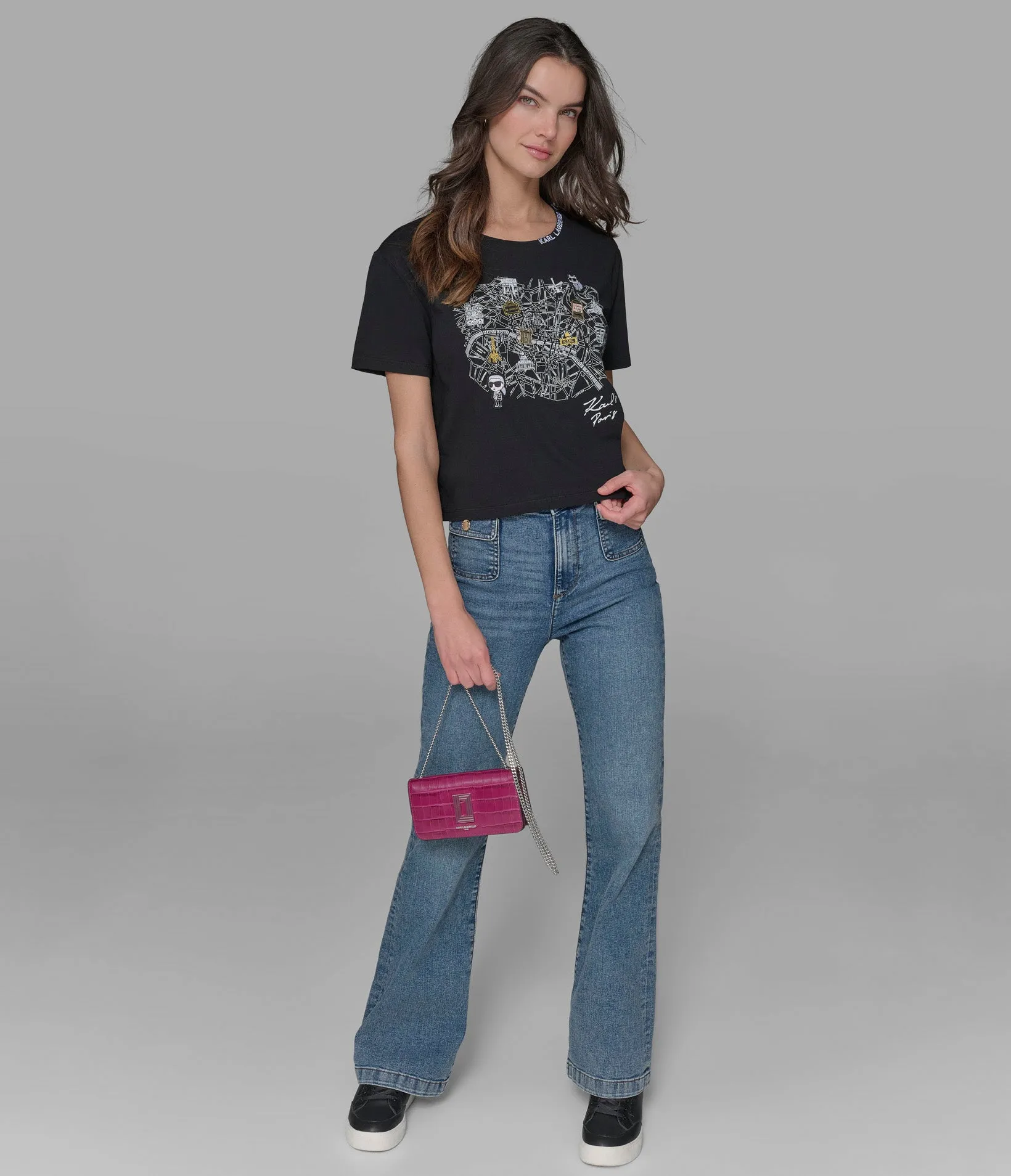 PARIS MAP TEE sold by Karl Lagerfeld Paris product image thumbnail 3