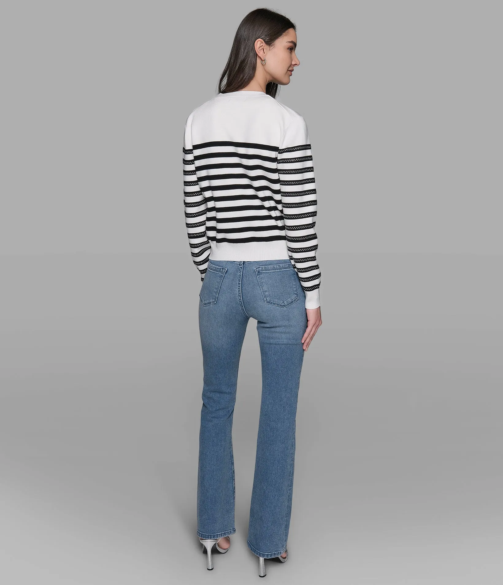 CAPSULE STRIPED CARDIGAN sold by Karl Lagerfeld Paris product image thumbnail 2