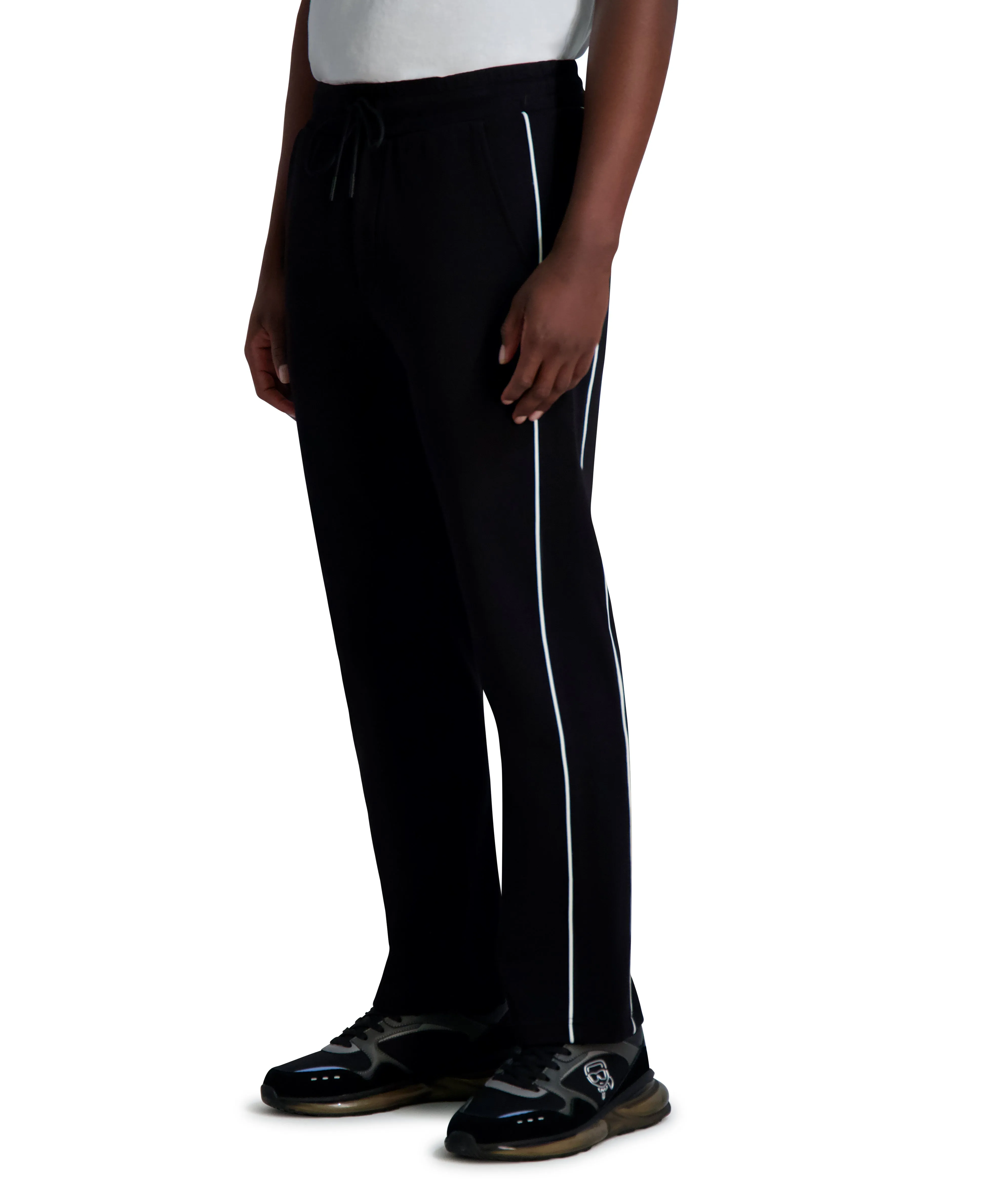 TIPPED TRACK PANT BLACK sold by Karl Lagerfeld Paris product image thumbnail 3