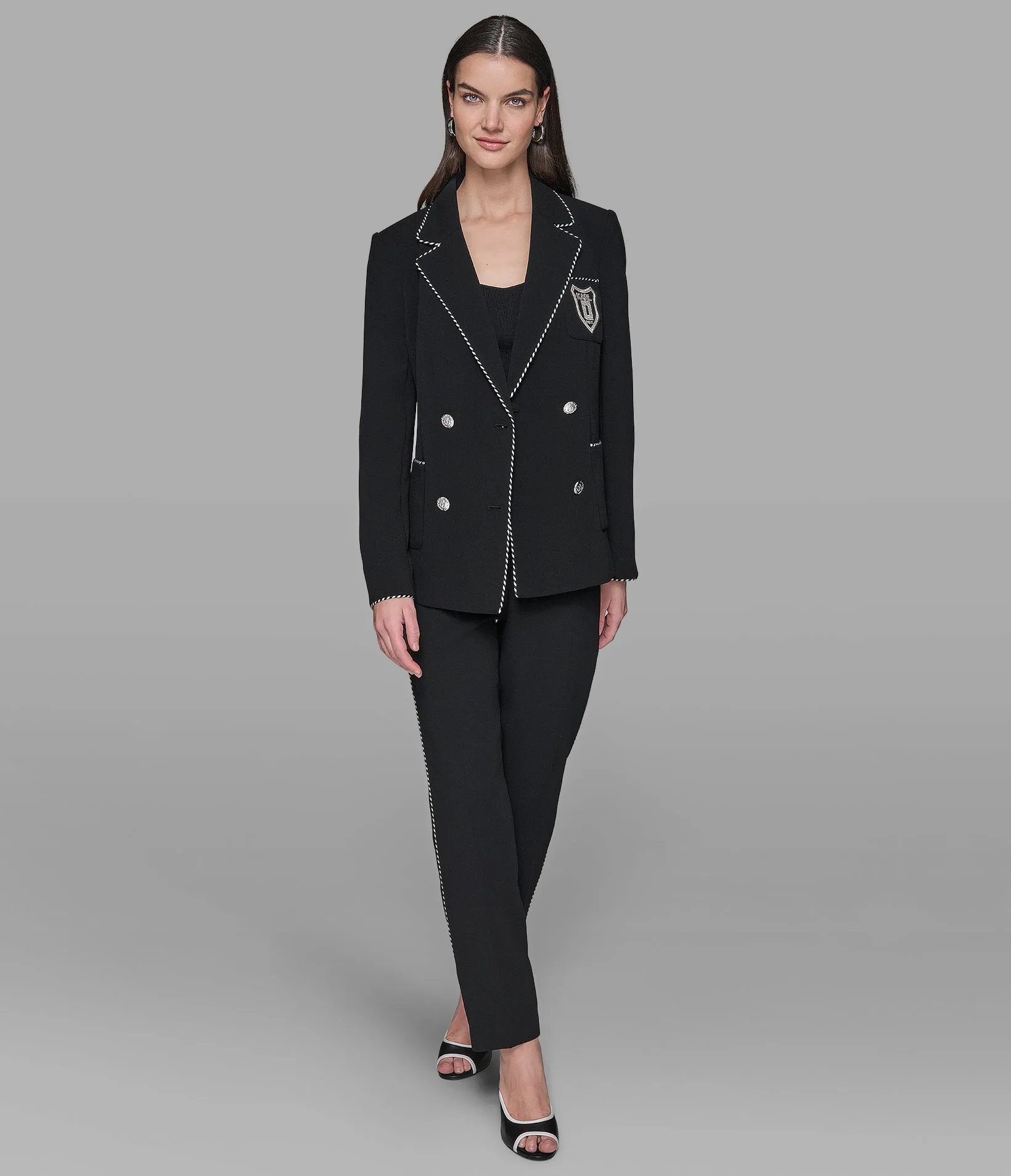 KARL PATCH VARSITY BLAZER sold by Karl Lagerfeld Paris product image thumbnail 4