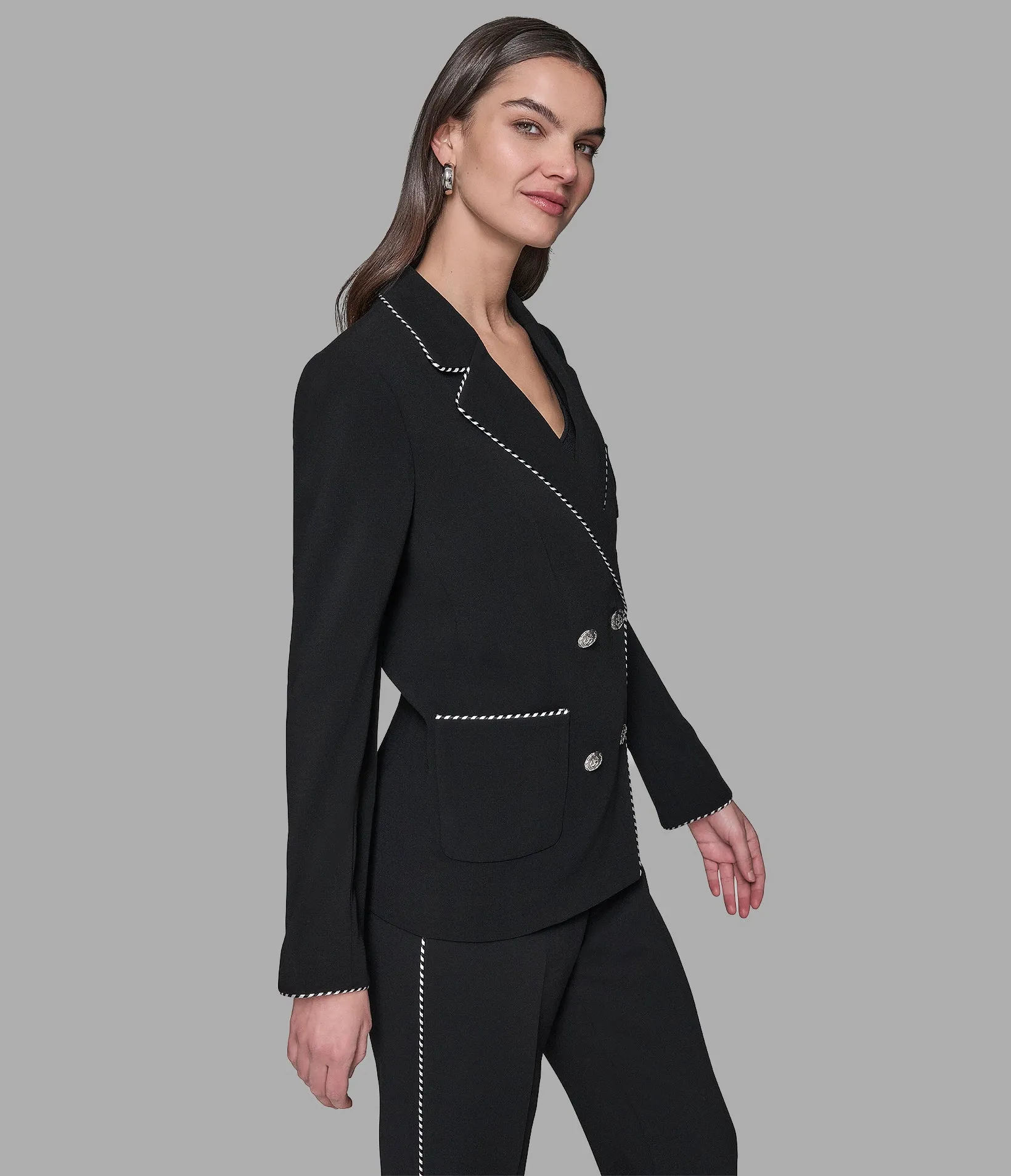 KARL PATCH VARSITY BLAZER sold by Karl Lagerfeld Paris product image thumbnail 5