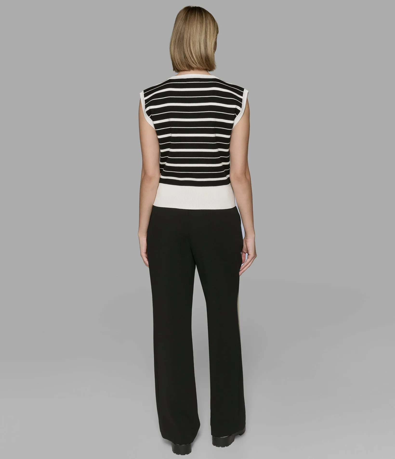 STRIPED SWEATER VEST sold by Karl Lagerfeld Paris product image thumbnail 2