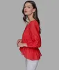 PEPLUM FLOWY TOP sold by Karl Lagerfeld Paris