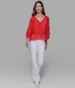 PEPLUM FLOWY TOP sold by Karl Lagerfeld Paris